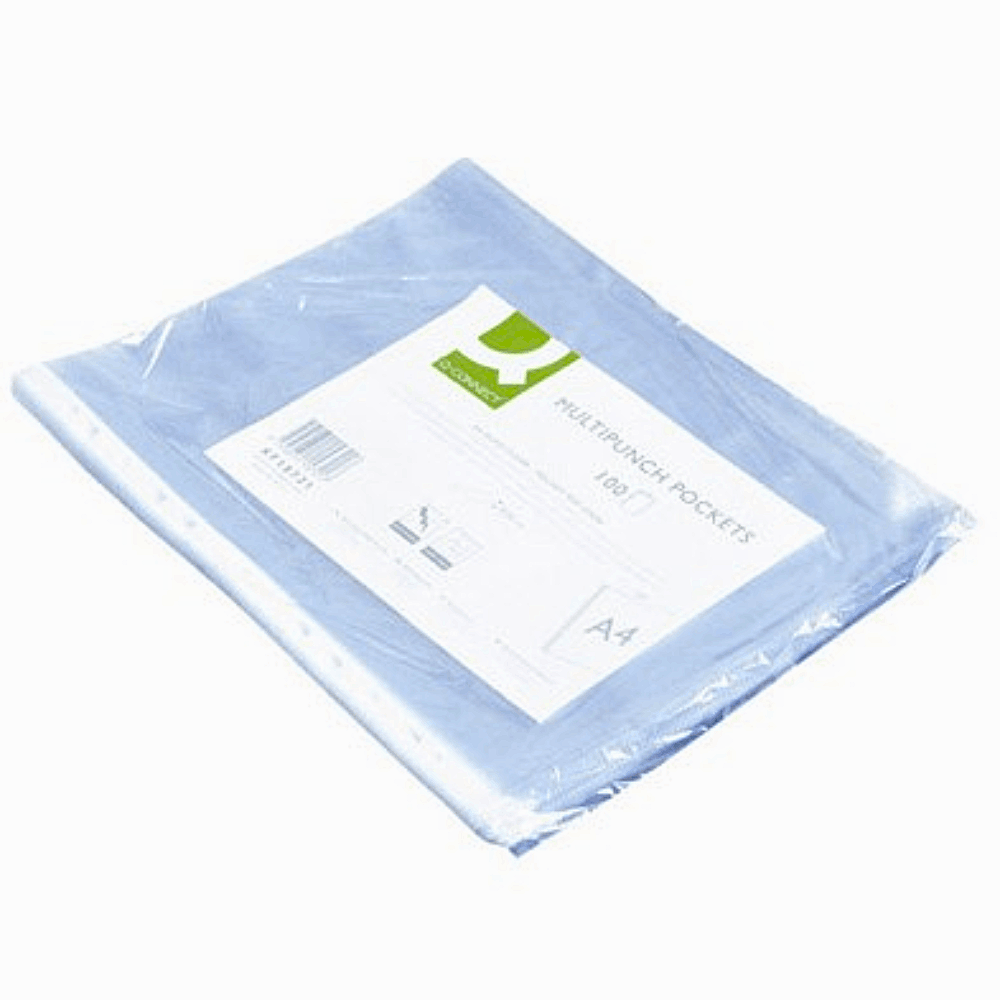 Punched pocket for documents